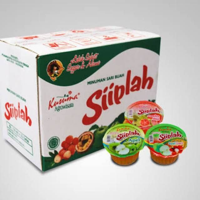 

Siiplah Minuman Sari Buah 120ml 1 dus 32 pcs/ BELIO BUBLE WRAP JUGA