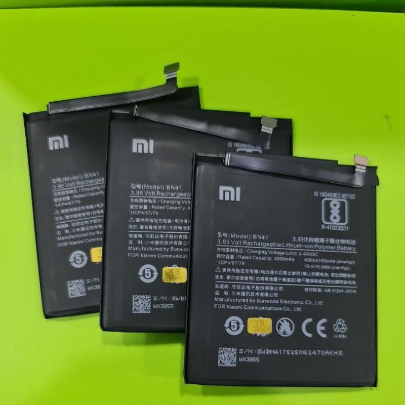 battery batrai baterai baterei tanam redmi BN41 NOTE4