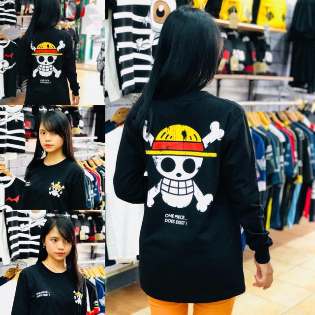 Longsleeve Onepiece Does Exist! Mugiwara Black