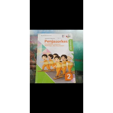 

buku penjasorkes kelas 2SD bekas ada coretan