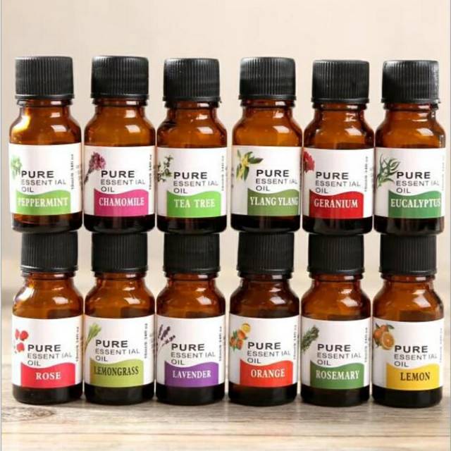 Minyak Esensial Bunga Buah 10 Ml Penyegar Udara Aroma Humidifier Aromaterapi Minyak Esensial