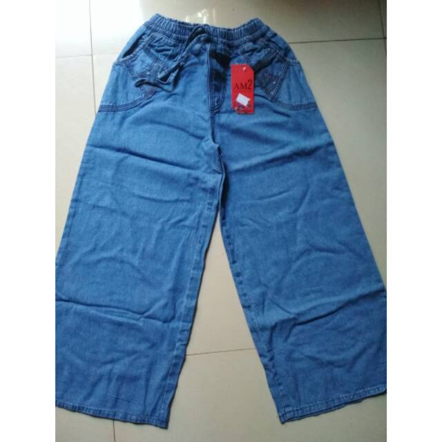 KULOT JEANS ANAK TANGGUNG, KULOT TANGGUNG