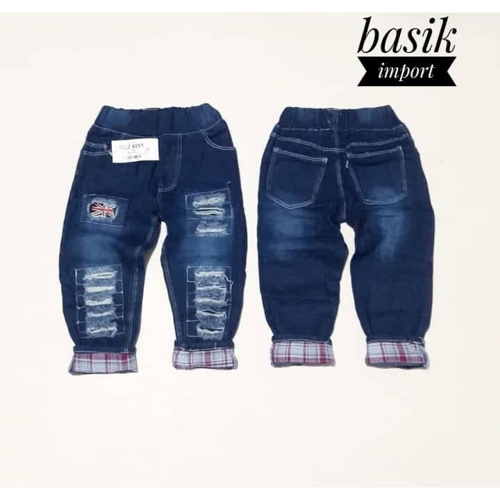  Celana  Jeans panjang IMPORT OLDNAVY stik  balik  ripped 