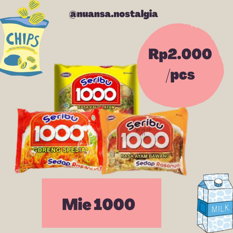 

TERMURAH! Mie Gaga 1000 - Mie Gaga Seribu - Mie Instan