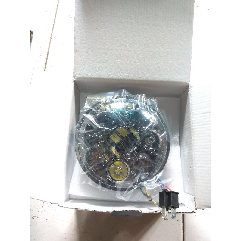DAYMAKER 16 LED CB 5,75 inch DUS HITAM POLOS