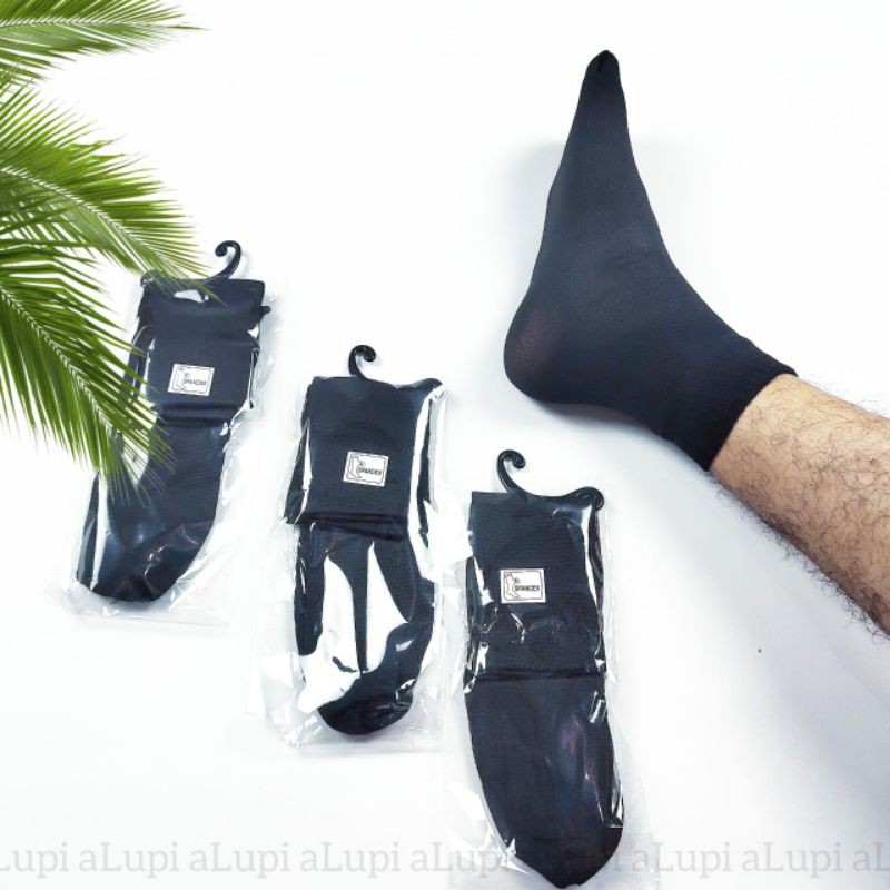 TYO Kaos Kaki Panjang Kerja Kantor SMA SMP Pria Cowok Warna Hitam Polos Murah Termurah