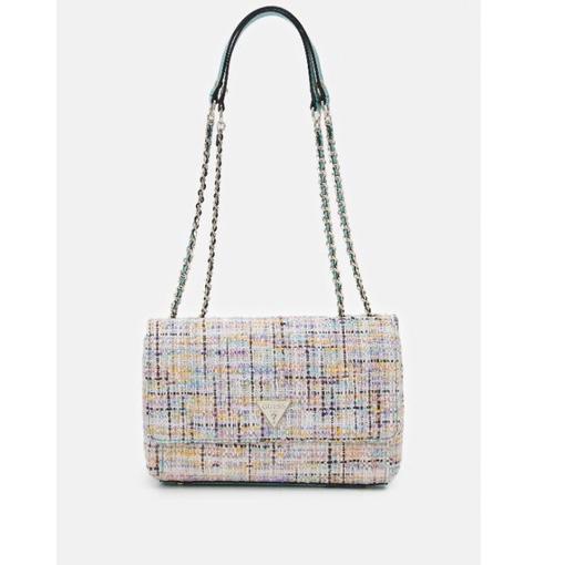 Tas Wanita GU3SS Cessily Tweed Convertible Crossbody Bag Import #6047 "Mdg31au22ν"