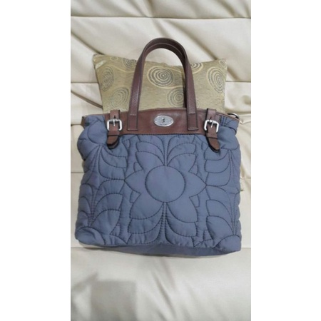 tas fossil tote wanita branded fossil keyper
