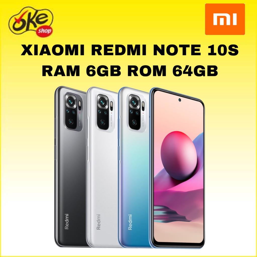 xiaomi redmi note 10s smartphone 6gb 64gb