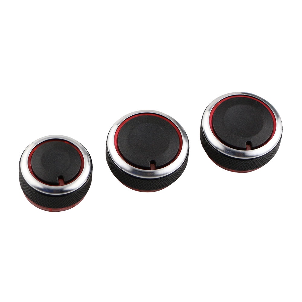 3pcs / set Tombol Knob Switch AC Mobil Untuk Volkswagen VW Polo 2014 2015 2016