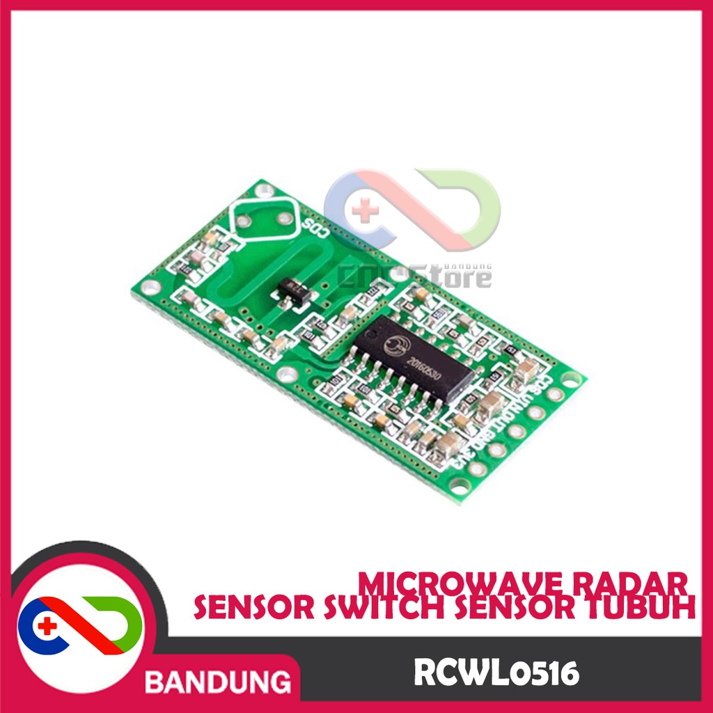 RCWL0516 MICROWAVE RADAR SENSOR SWITCH SENSOR TUBUH RCWL 0516