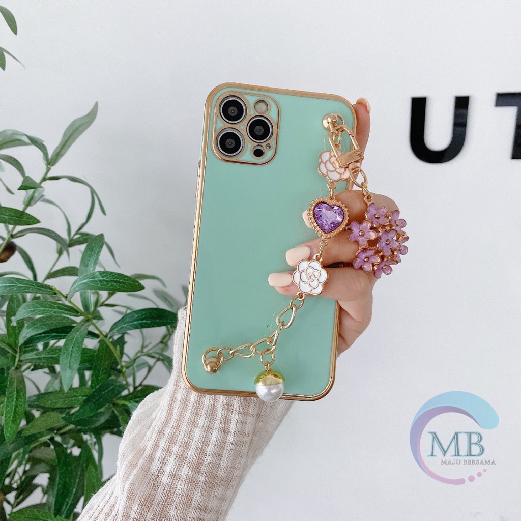 Y011 SOFTCASE SHINE PLATING CASE RANTAI DIINAMI XIAOMI REDMI NOTE 10 PRO POCOPHONE F3 X3 PRO MB3076