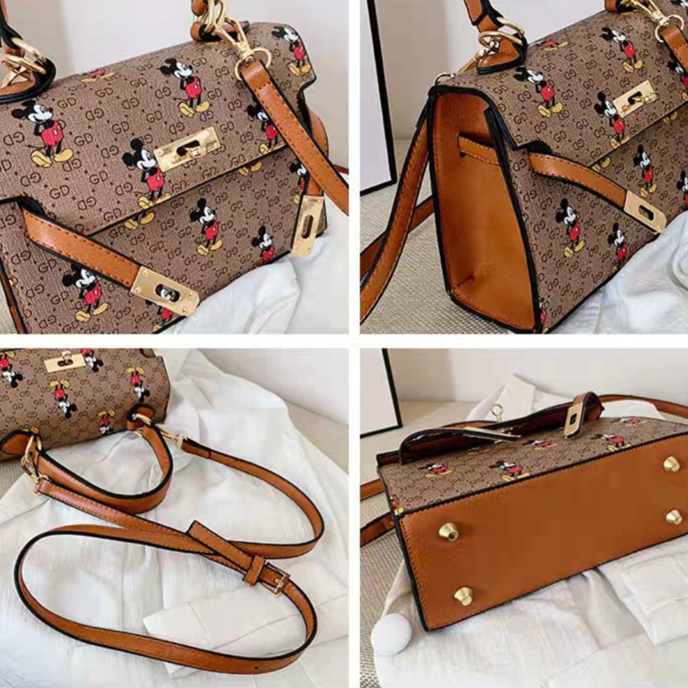 TASHAPPY CR7297 tas HANDBAG motif MICKEY wanita import model korea supplier tas import 1 kg = 2 tas