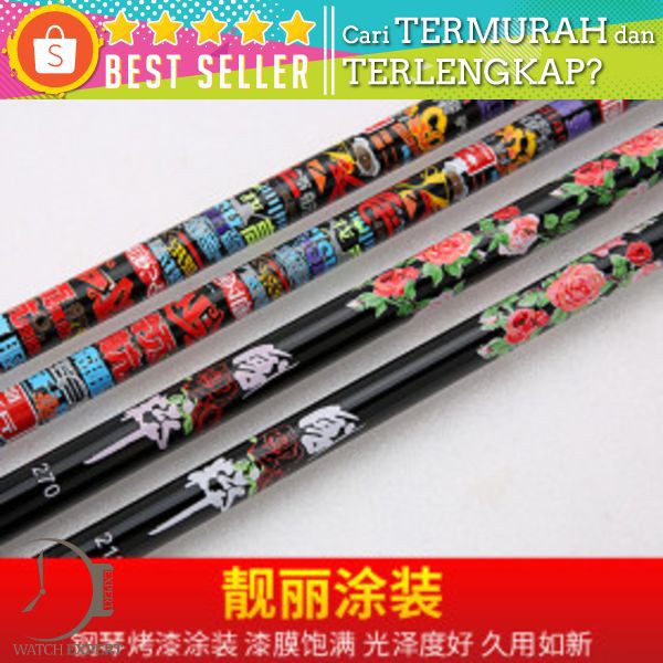 Joran Pancing Carbon Fiber Fishing Rod 2.1 Meter - Zhanjiang ZHN02 Hitam