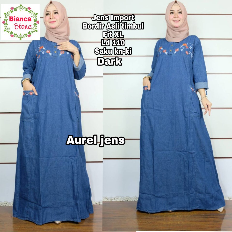 Aurel Dress By Bianca Store | Suplier Hijab Solo| Grosir
