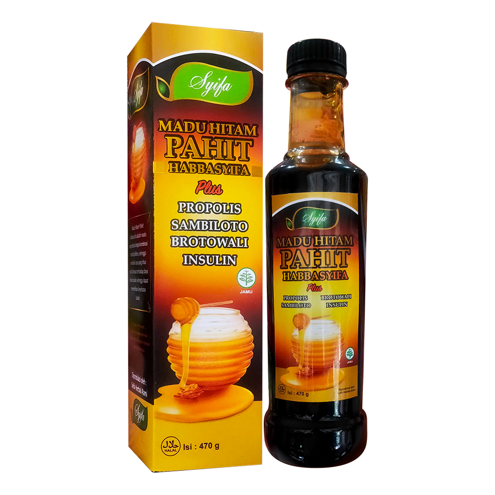 

Madu Hitam Pahit Syifa Habbasyifa Isi 470gr