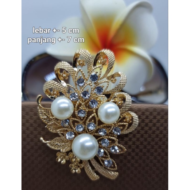 BROSS AKSESORIS PESTA  /BROSS KEBAYA / BROSS KUTU BARU / BROSS HIJAB