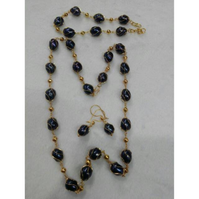 Set perak lapis emas