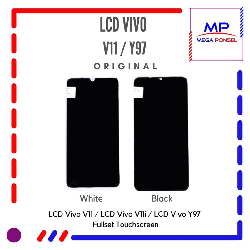 LCD TOUCHSCREEN VIVO V11 / VIVO Y97 FULLSET ORIGINAL