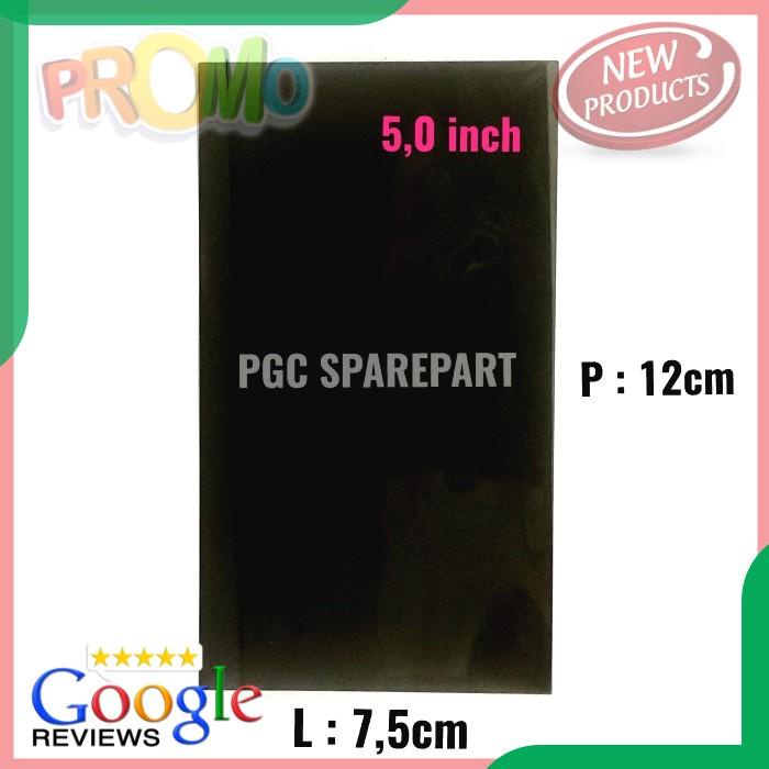 SPAREPART HP UNIVERSAL PLASTIK POLARIZER 5.0 INCH LCD PORTABLE POLARIS LCD 5.0INCH TERLENGKAP