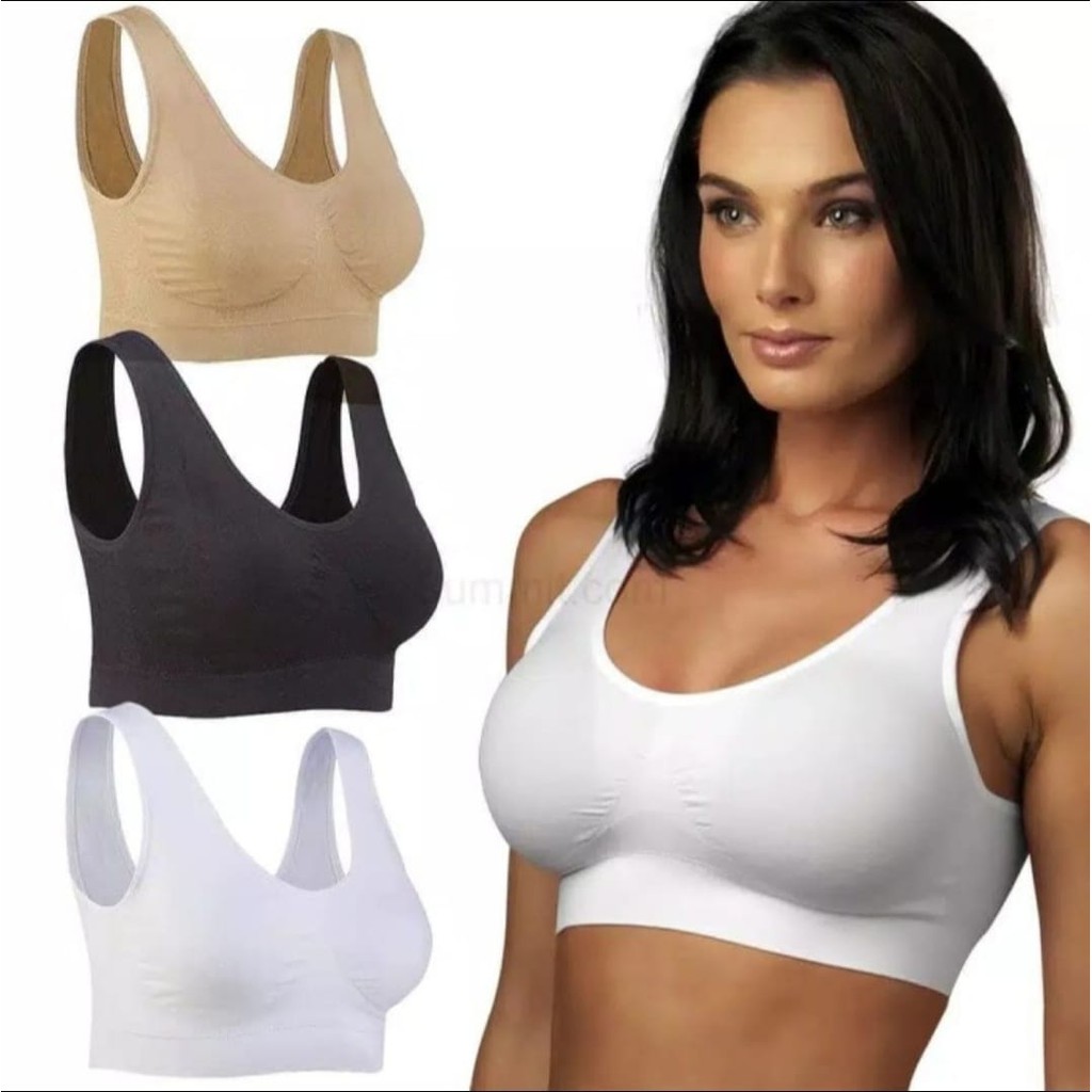 JENIE JAPAN SPORT PUSH UP BRA  1 SET ISI 3 PCS ORIGINAL