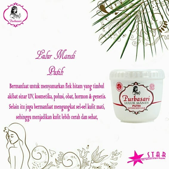 PURBASARI LULUR MANDI 200GR / PURBASARI LULUR MANDI KEMASAN BESAR