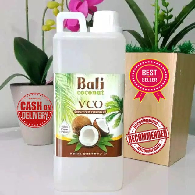 Jual Virgin Coconut Oil 1000ml - Minyak Kelapa Murni VCO Kualitas Food Grade Dijamin Fresh Bisa COD