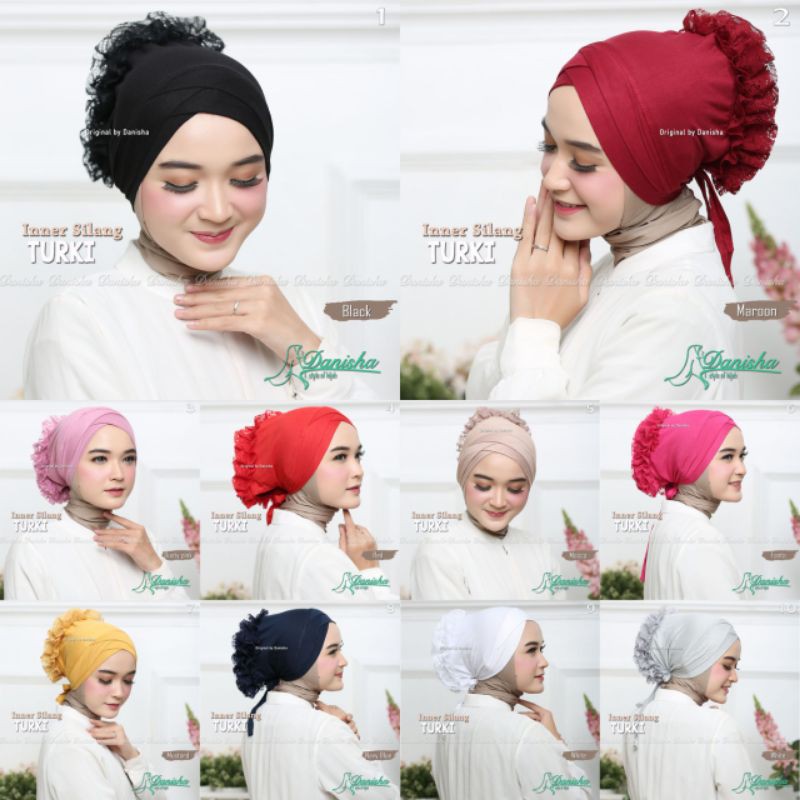 Inner Turki Silang Premium Original Danisha Hijab