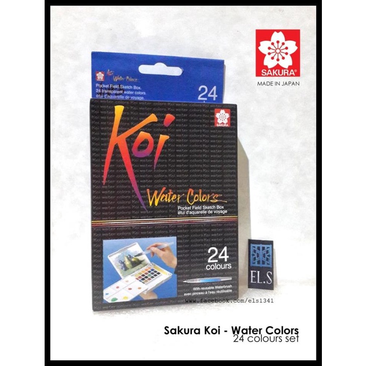

BISA COD SAKURA KOI WATER COLOR POCKET SET 24 TERBAIK 11