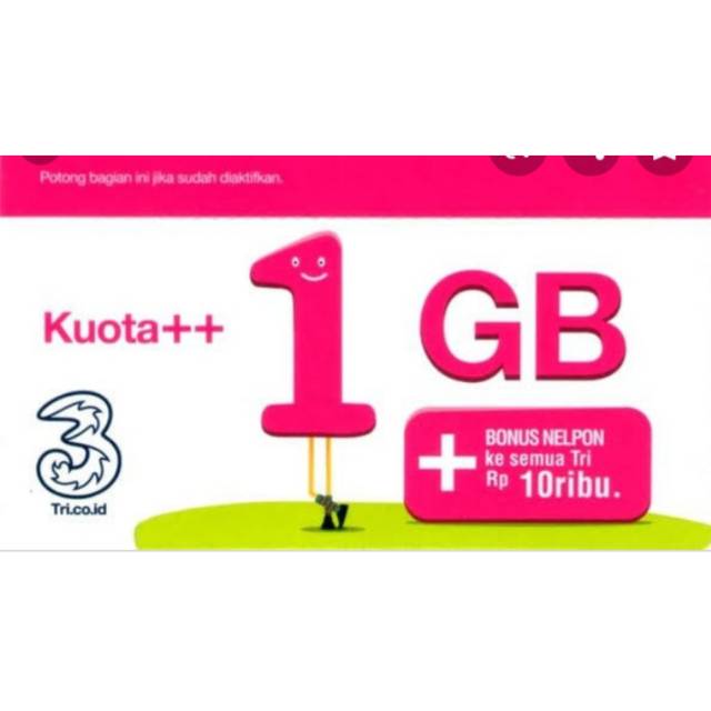 Voucher tri 1 Gb (1+1)