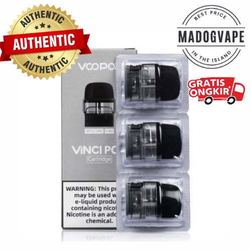 Cartridge Vinci Pod Kit 0.8 ohm | Cartridge Vinci Royal | Cartridge Vinci Q | Catrid Vinci Pod