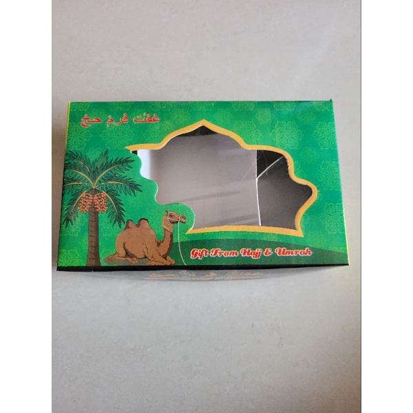 

dus paket/box paket kotak oleh-oleh haji dan umroh ecer 1 pcs model random