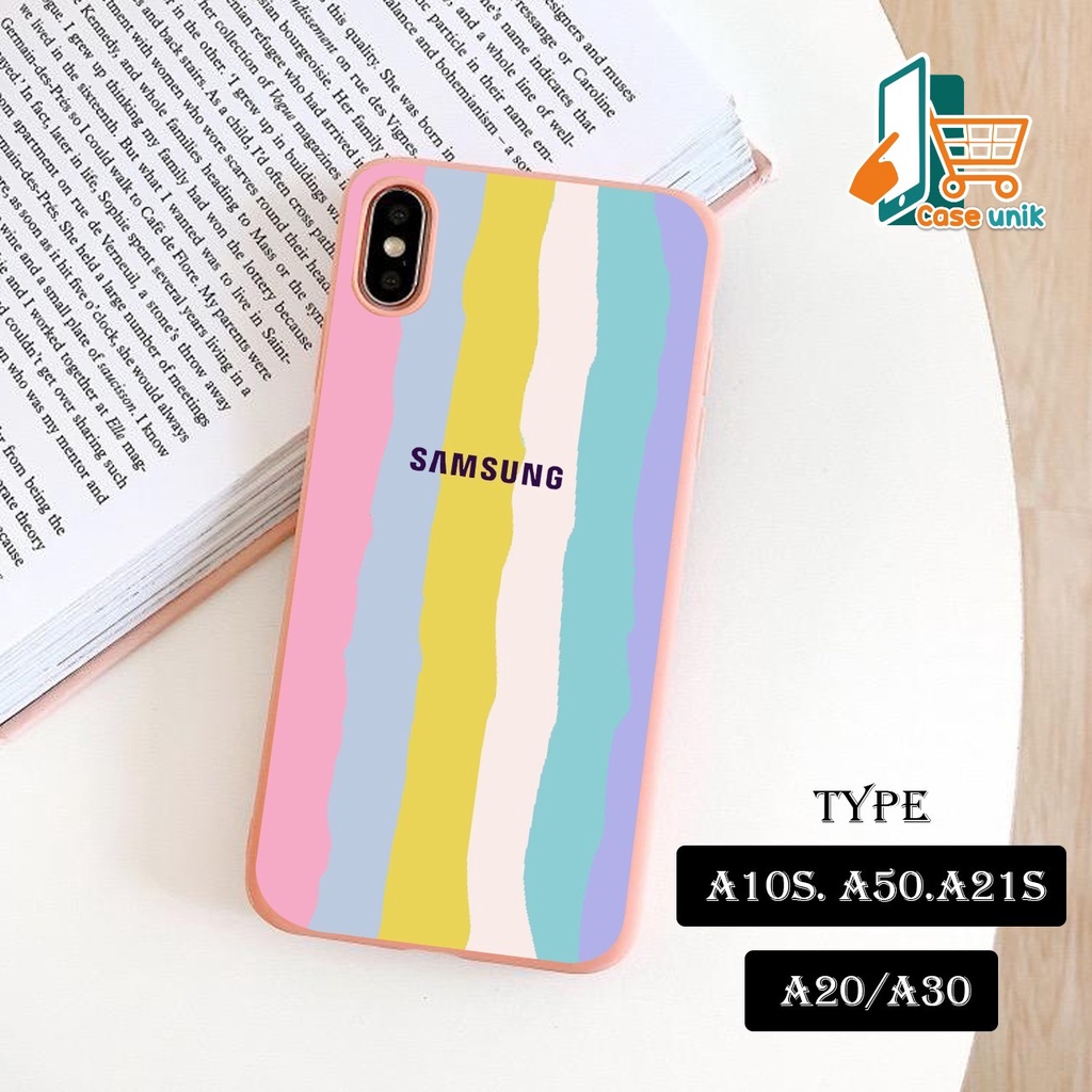 SS046 case Rainbow Samsung A02 M02 A03 CORE A13 4G A32 5G A23 4G A33 5G A32 A53 A52 A01 M01 Core J2 Grand Prime A10 M10 A10s M10s A20 A30 CS2474