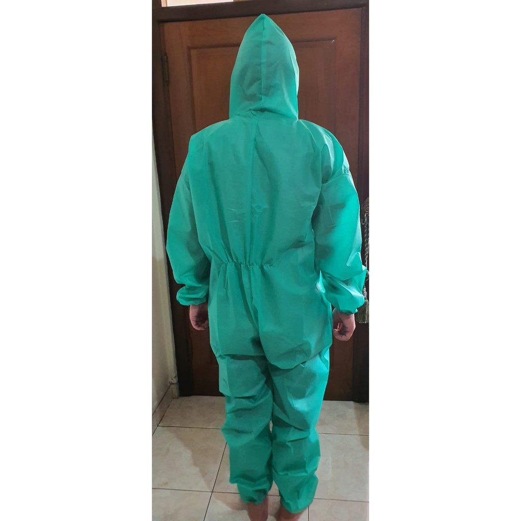 Baju APD Hazmat Pelindung Medis Coverall Disposable Virus Non Hospital Grade Quality