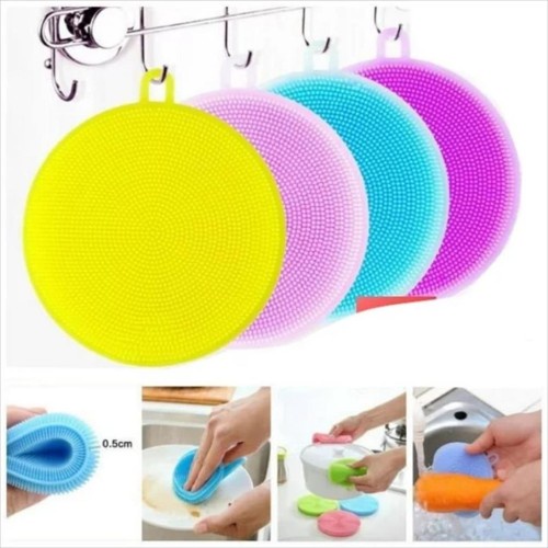 Spons Cuci Piring Silikon Anti Bakteri - Sponge Spon Cui Piring Silicone