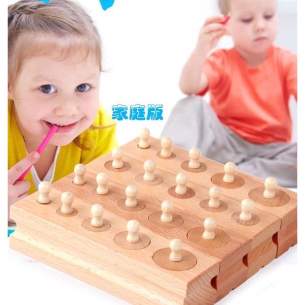 

Mainan Montessori Cylinder Socket Soket Silinder - C.Knob Silinder Berkualitas