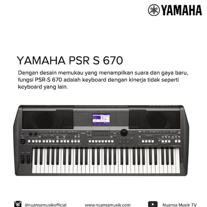 Terlaris  Yamaha PSR-S670 Keyboard Sale