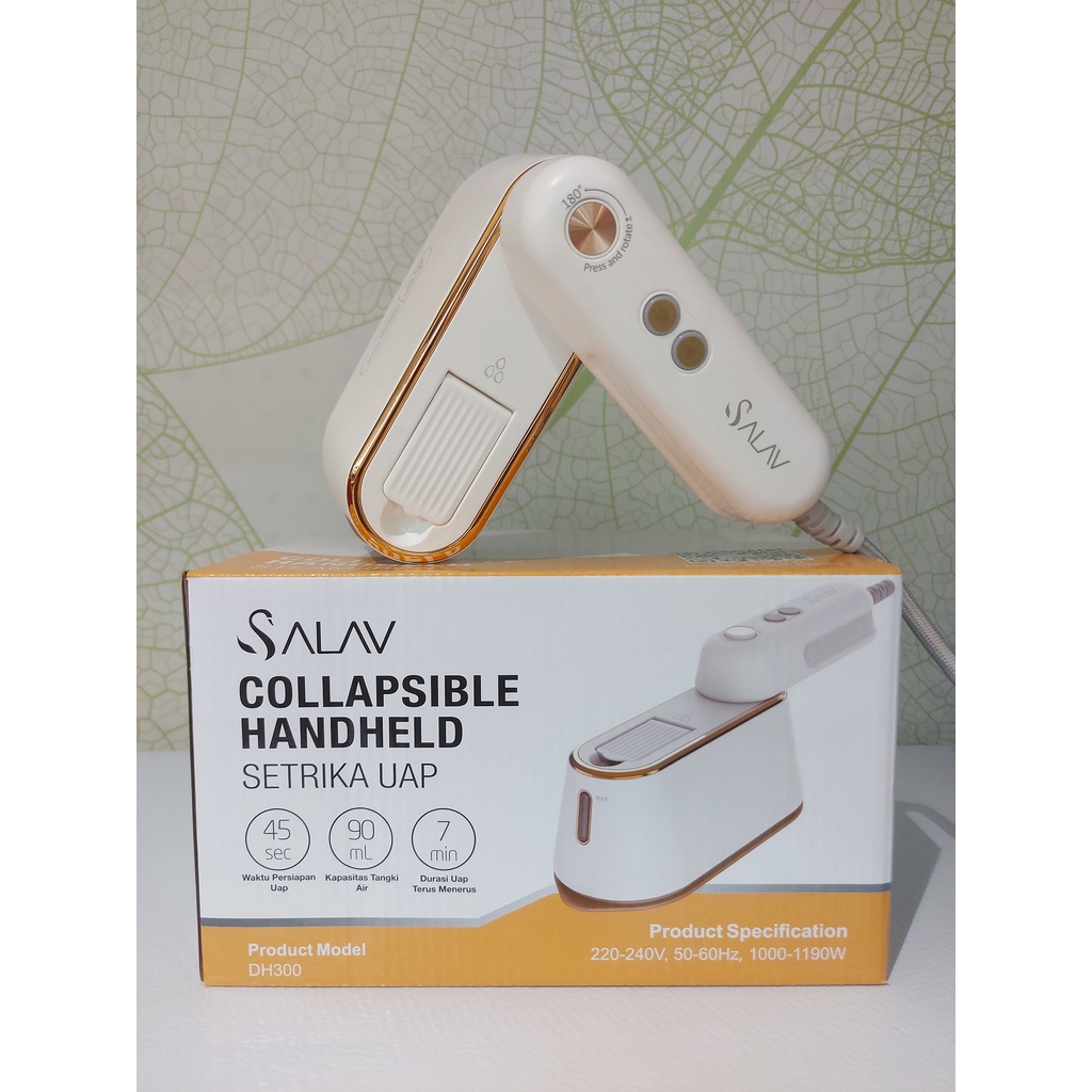 SETRIKA UAP LIPAT DH300 / SALAV STEAM IRON / GARMENT  STEAMER