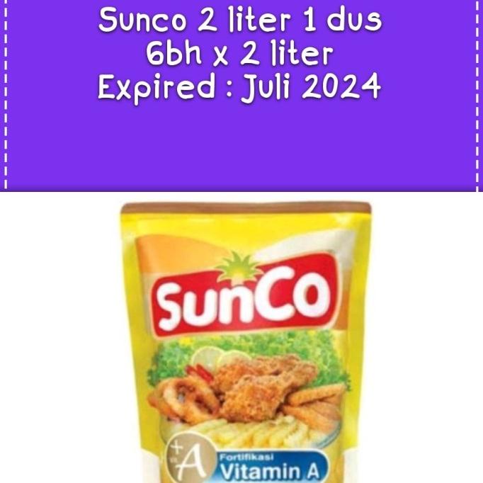 

siap kirim] Minyak Sunco 2 liter murah
