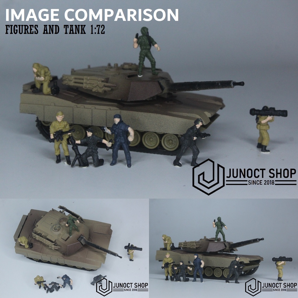 FIGURE ORANG TENTARA MILITER 1/75 1:75 HOTWHEELS MAKET MINIATUR