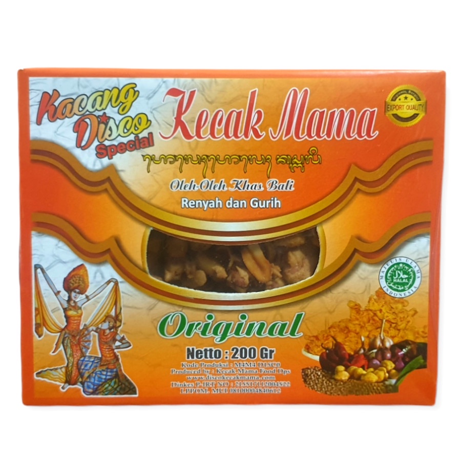 

Kacang Disco Kecak Mama Khas Bali 200gr