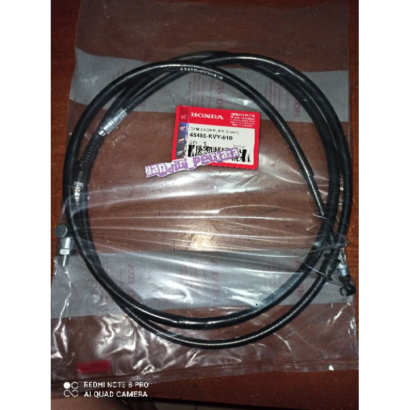 Kabel Tali Rem Brake Belakang Honda Matic New Fi Esp Non CBS Beat POP Street Series Vario 110 125