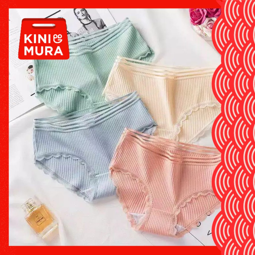 Celana Dalam Wanita Jumbo Sexy Sorex CD Bra Underwear Katun Seamless Lusinan Anak Cewek Perempuan