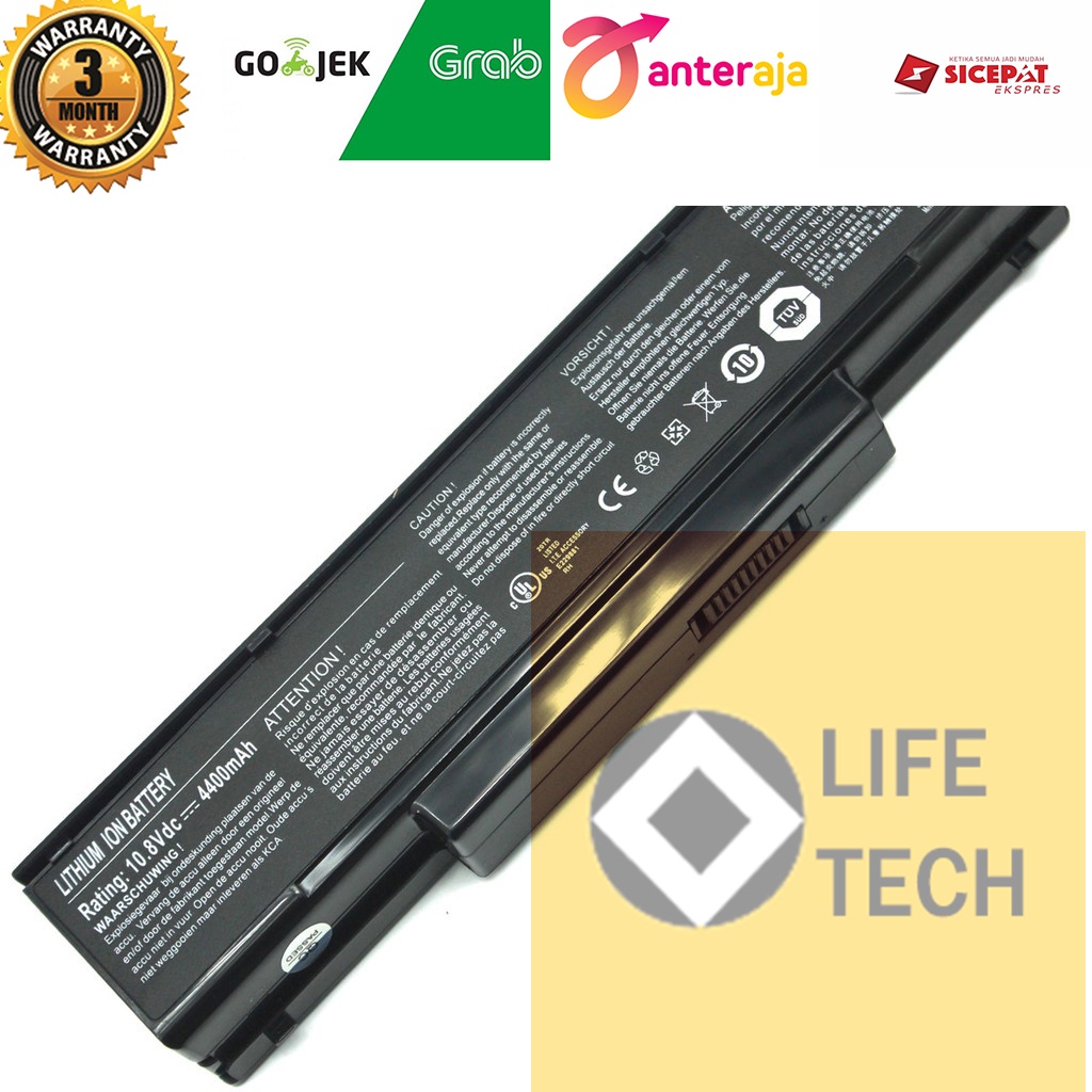 Battery Laptop Notebook Axioo Neon Mnc GL31 M740 BTY-M66 M740BAT M740, M740BAT, M740BAT-3, M740BAT-6, M660NBAT-6, M660NBAT-6 BTY-M65, BTY-M66, BTY-M67, BTY-M68 SQU-503, SQU-511, SQU-524, SQU-528, SQU-529, SQU-601, SQU-706, SQU-718 BATEL80L6, BATEL80L9