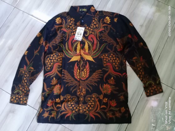 Atasan Kemeja Panjang|batik Print|batik Puring|pakaian Pria Panjang|baju Distro Pria Murah