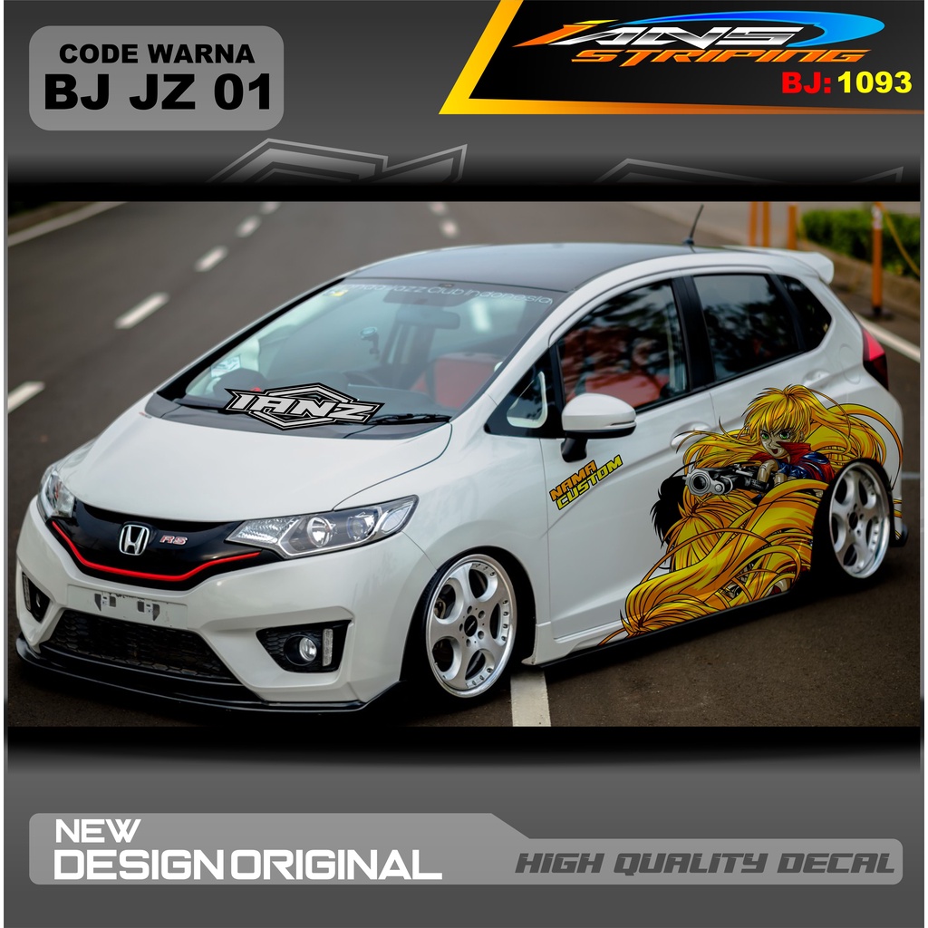 DECAL STIKER MOBIL JAZZ / STIKER MOBIL BRIO / DECAL STIKER MOBIL SWIFT / STIKER MOBIL TOYOTA / DECAL STICKER MOBIL / STIKER YARIS AYLA