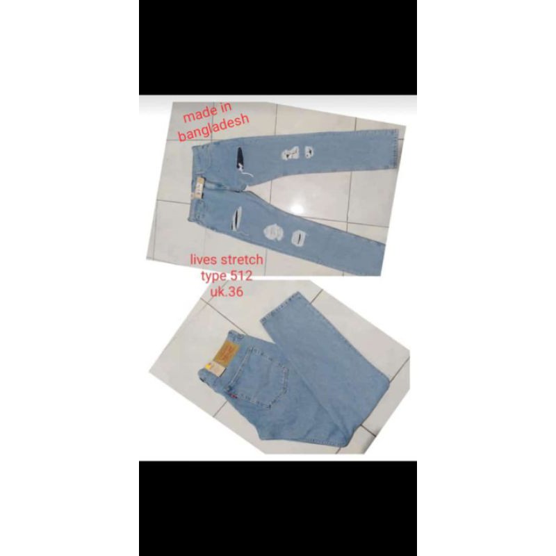 celana panjang levi's original 512,511,502