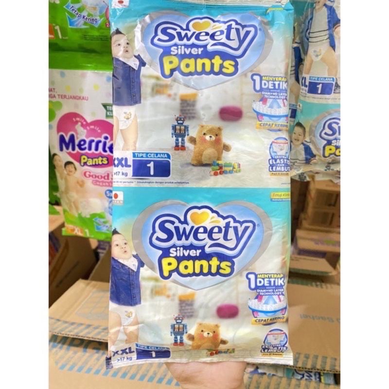 pampers sweety silver pants renceng