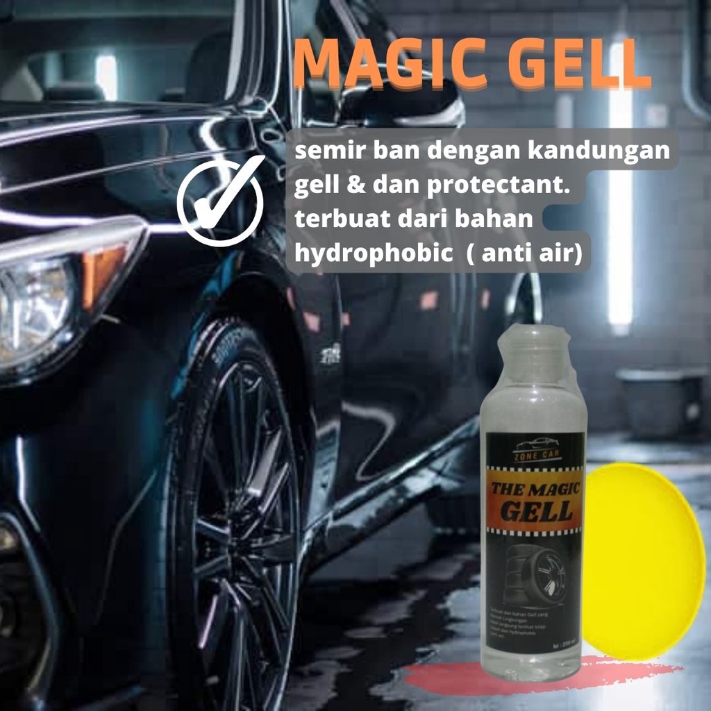 PENGHITAM BAN MOTOR SEMIR BAN MOBIL PENGKILAP BODY DOFF KENDARAAN GLOSY 250 MIL