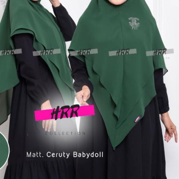 ✶ KHIMAR 2 LAYER RUNCING, HIJAB 2 LAYER LANCIP JUMBO ►
